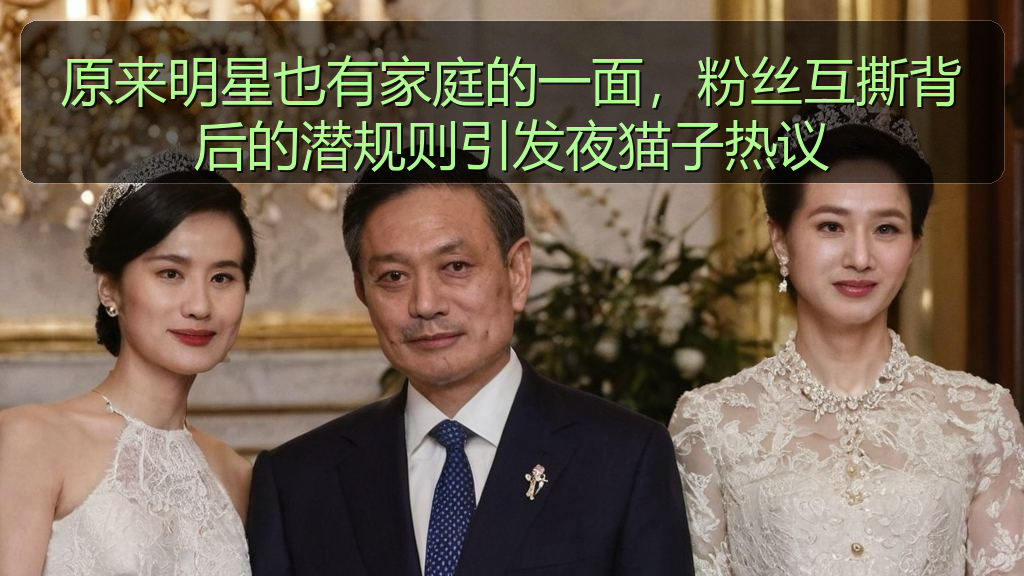 原来明星也有家庭的一面,粉丝互撕背后的潜规则引发夜猫子热议