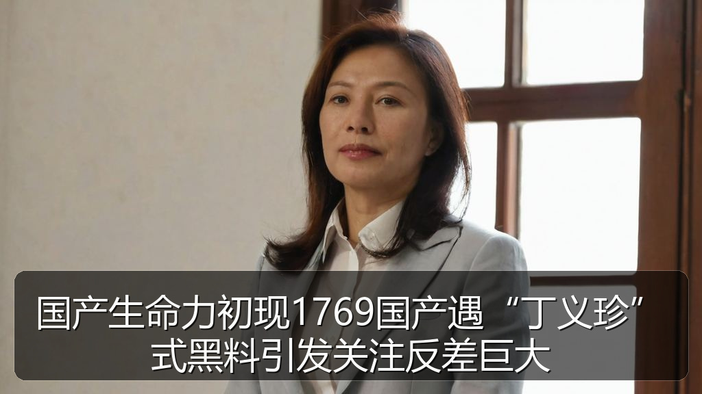 国产生命力初现1769国产遇“丁义珍”式黑料引发关注反差巨大