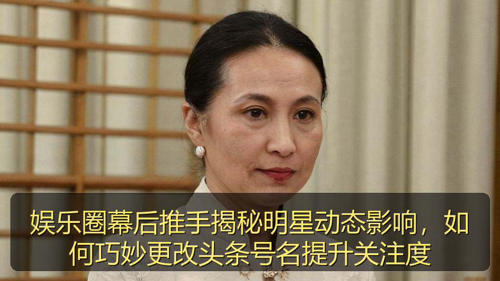 娱乐圈幕后推手揭秘明星动态影响，如何巧妙更改头条号名提升关注度
