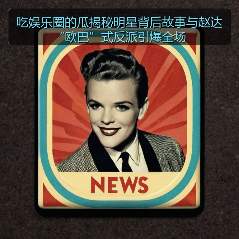 吃娱乐圈的瓜揭秘明星背后故事与赵达“欧巴”式反派引爆全场