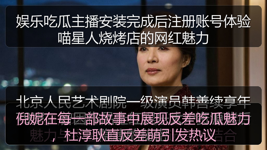 倪妮在每一部故事中展现反差吃瓜魅力,杜淳耿直反差萌引发热议