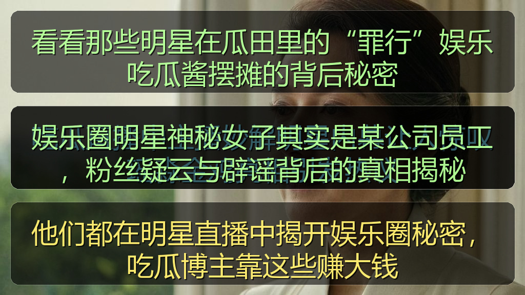 他们都在明星直播中揭开娱乐圈秘密,吃瓜博主靠这些赚大钱