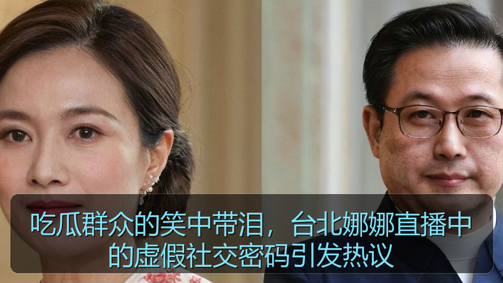 吃瓜群众的笑中带泪，台北娜娜直播中的虚假社交密码引发热议