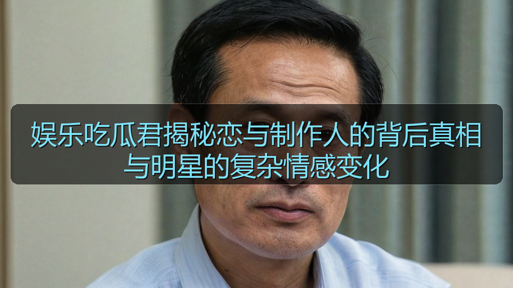 娱乐吃瓜君揭秘恋与制作人的背后真相与明星的复杂情感变化