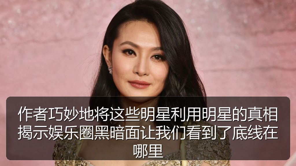 作者巧妙地将这些明星利用明星的真相揭示娱乐圈黑暗面让我们看到了底线在哪里